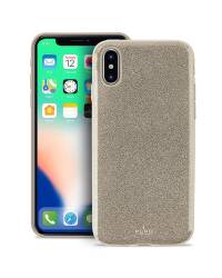 Etui do iPhone X PURO Glitter Shine Cover - złote - zdjęcie 1