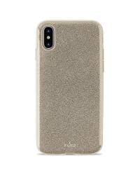 Etui do iPhone X PURO Glitter Shine Cover - złote - zdjęcie 2