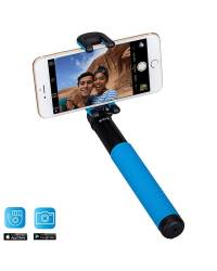 Selfie Stick Momax Hero BT 100cm - niebieski - zdjęcie 1