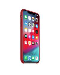 Etui do iPhone Xs Max Apple Leather Case - czerwone - zdjęcie 3