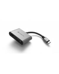 Przejściówka Hub USB-C /VGA/H  Adam Elements Casa - szara - zdjęcie 1