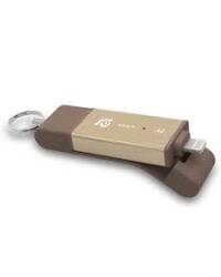 Pamięć przenośna do iPhone/iPad Adam Elements iKlips DUO flash disk - złota - zdjęcie 3