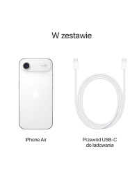 Przemyśl MG2M4HX/A Apple iPhone Air 256GB Biały obłok SKLEP TIO - zdjęcie 4