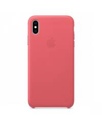 Etui do iPhone X/XS Apple skórzane w kolorze zgaszonego różu - zdjęcie 1