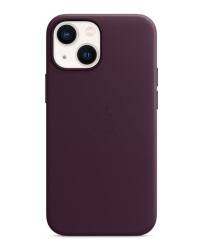 Etui do iPhone 13 Apple Leather Case z MagSafe - ciemnej wiśni - zdjęcie 1