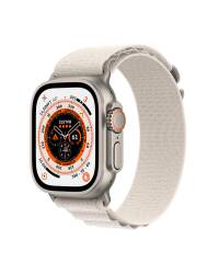 Apple Watch Ultra 49mm + Cellular tytan z opaską Alpine w kolorze księżycowej poświaty - Small - zdjęcie 1