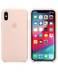 Etui iPhone X/Xs Apple Silicone Case - piaskowy róż - zdjęcie 2