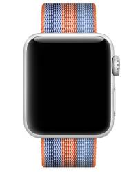 Pasek do Apple Watch 38/40mm pleciony nylon - pomarańczowy - zdjęcie 3