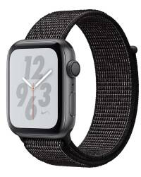 Apple Watch S4 Nike+ 40mm Gwiezdna Szarość z opaską w kolorze czarnym - zdjęcie 1