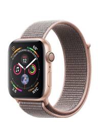 Apple Watch S4 44mm Złoty z opaską w kolorze piaskowego różu - zdjęcie 1