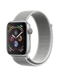 Apple Watch S4 44mm Srebrny z opaską w kolorze porcelanowym  - zdjęcie 1