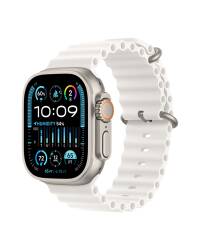 Apple Watch Ultra 2 49mm + Cellular tytan z paskiem Ocean w kolorze białym - zdjęcie 1