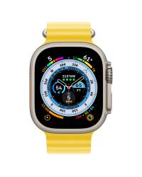 Apple Watch Ultra 49mm + Cellular tytan z paskiem Ocean w kolorze żółtym  - zdjęcie 3
