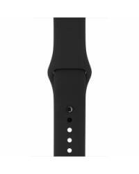 Pasek do Apple Watch 42/44mm Apple silicone  - czarny - zdjęcie 1