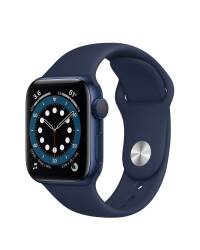 Apple Watch S6 44mm Niebieski z paskiem w kolorze głębokiego granatu - zdjęcie 1
