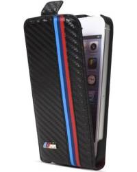 Etui do iPhone 5/5s/SE BMW Motorsport Flapcase - czarne - zdjęcie 1