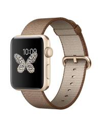 Pasek do Apple Watch 42/44/45/49 mm z plecionego nylonu Apple - brązowy - zdjęcie 1