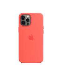 Etui do iPhone 12 Pro Max Apple Silicone Case z MagSafe - różowy cytrus - zdjęcie 1