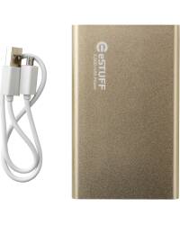 Bateria zewnętrzna eSTUFF Power Bank 4.000 mAh - złota - zdjęcie 3