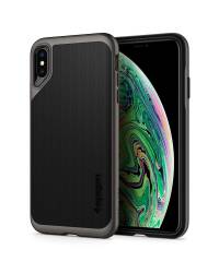 Etui do iPhone Xs max Spigen Neo Hybrid Gunmetal - czarne  - zdjęcie 1