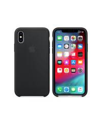 Etui do iPhone X/Xs Apple Silicone Case - czarne  - zdjęcie 1