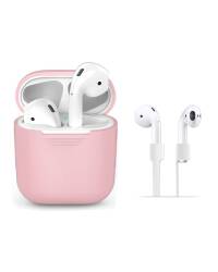 Etui do AirPods TECH-PROTECT - różowe  - zdjęcie 1