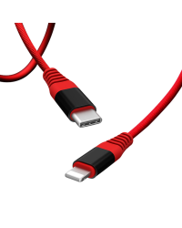 Przewód do iPad Unitek USB-C/Lightning - czerwony - zdjęcie 1