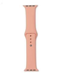 Pasek Apple Watch 38/41mm eStuff Silicone - różowy - zdjęcie 1