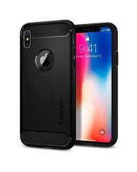 Etui iPhone X SPIGEN SGP Rugged Armor Black - zdjęcie 1