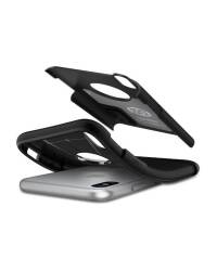 Etui iPhone X SPIGEN SGP Slim Armor Black - zdjęcie 2