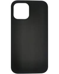 Etui do iPhone 12 mini eSTUFF Silicone - Czarne - zdjęcie 1