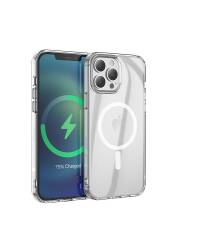 Etui do iPhone 14 Pro Max eSTUFF Magnetic Hybrid Clear - bezbarwne - zdjęcie 1