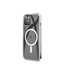 Etui do iPhone 13/14 eSTUFF Magnetic Hybrid - Przeźroczyste - zdjęcie 2