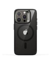 Etui do iPhone 15 Pro ESR Classic Kickstand MagSafe - przezroczyste/czarne - zdjęcie 4