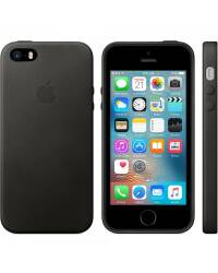 Etui do iPhone 5/5s/SE Apple Leather Case - czarne - zdjęcie 2