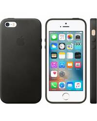 Etui do iPhone 5/5s/SE Apple Leather Case - czarne - zdjęcie 3