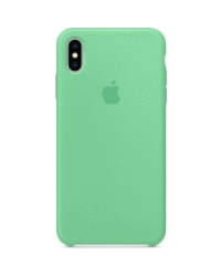 Etui do iPhone Xs Max Apple Silicone - zielone  - zdjęcie 1
