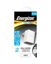Ładowarka sieciowa Energizer HighTech z przewodem USB-C - biała - zdjęcie 1