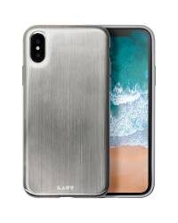 Etui do iPhone X Laut Huex Metallics - srebrne  - zdjęcie 1