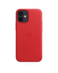 Etui do iPhone 12 mini Apple Leather Case z MagSafe - czerwone  - zdjęcie 6