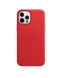 Etui do iPhone 12/12 Pro Apple Leather Case z MagSafe - czerwone  - zdjęcie 1