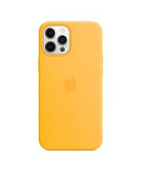 Etui do iPhone 12/12 Pro Max Apple Silicone Case z MagSafe - słoneczny - zdjęcie 4