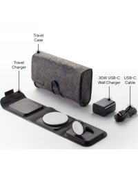 Ładowarka 3 w 1 Mophie Travel charger MagSafe do iphone airpods apple watch 401311507 czarna - zdjęcie 3