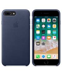 Etui do iPhone 7/8 Plus Apple Leather Case -  nocny błekit - zdjęcie 1