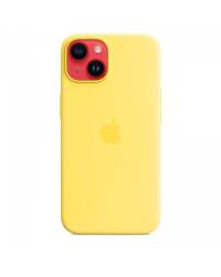 Etui do iPhone 14 Apple Silicone Case z MagSafe - żółty - zdjęcie 4