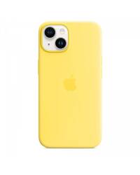 Etui do iPhone 14 Apple Silicone Case z MagSafe - żółty - zdjęcie 1