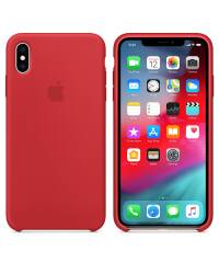 Etui do iPhone Xs Max Apple Silicone - czerwone - zdjęcie 2