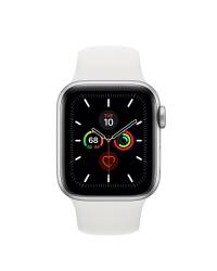 Apple Watch S5 44mm Srebrny z paskiem w kolorze białym - zdjęcie 3