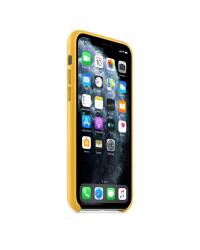 Etui do iPhone 11 Pro Max Apple Leather Case - soczysta cytryna - zdjęcie 2