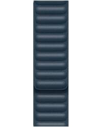 Apple pasek do Apple Watch 41mm z karbowanej skóry rozmiar S/M - bałtycki błękit - zdjęcie 2